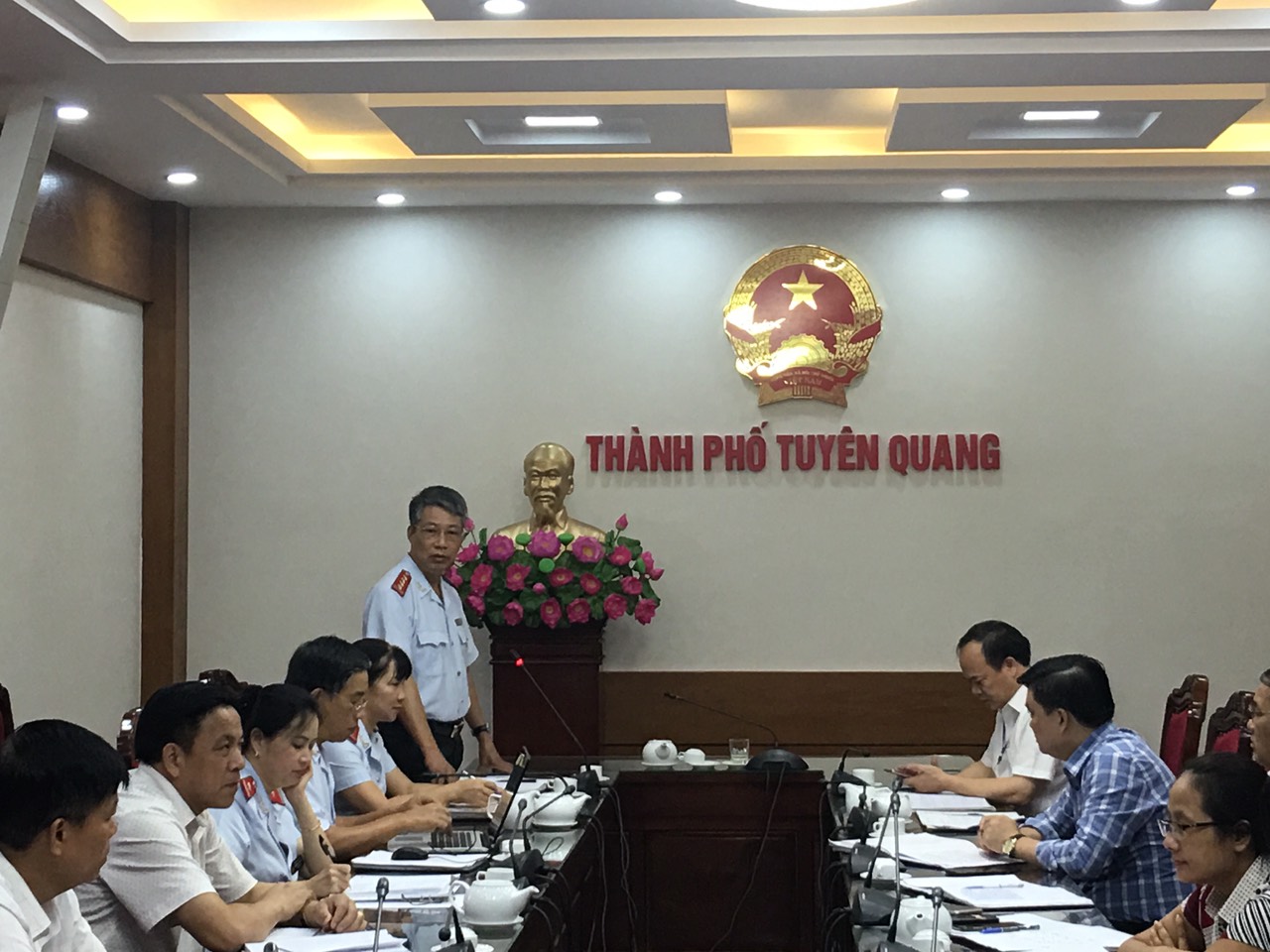 Công bố Quyết định Thanh tra trách nhiệm  Chủ tịch Ủy ban nhân dân thành phố Tuyên Quang