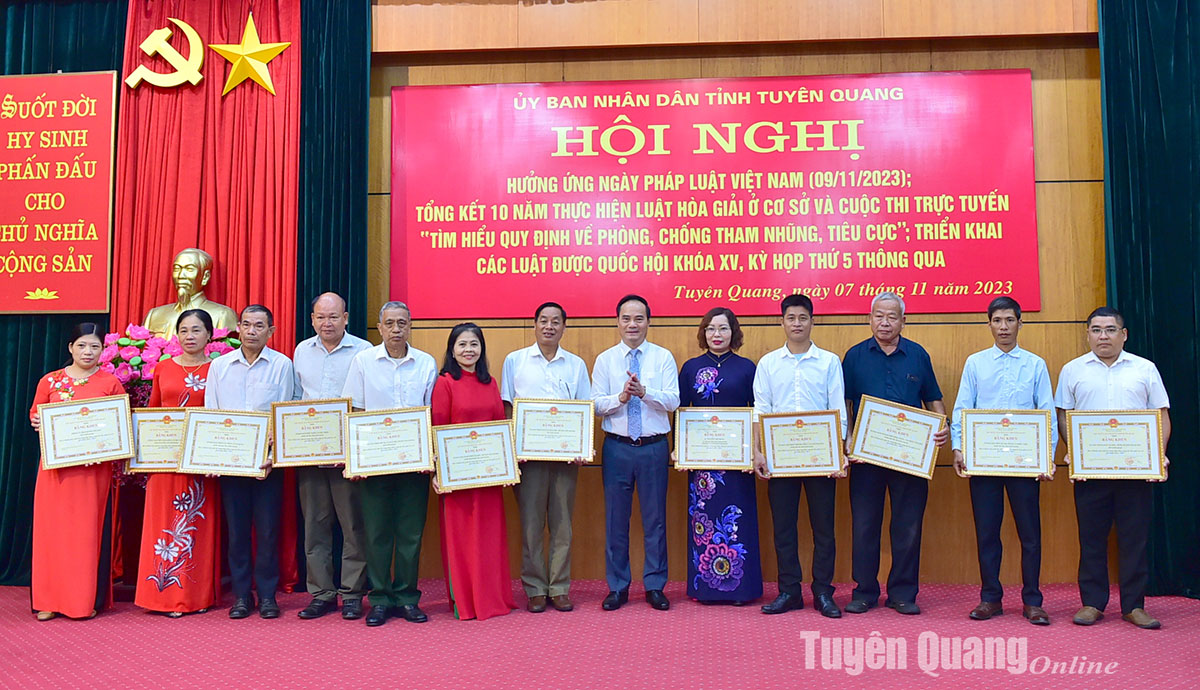 Tuyên Quang: Tổ chức Hội nghị hưởng ứng Ngày Pháp luật Việt Nam