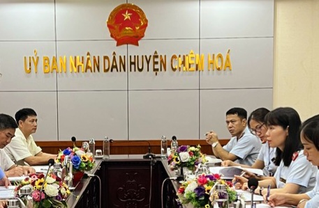 Công bố Quyết định thanh tra tại Ủy ban nhân dân huyện Chiêm Hóa